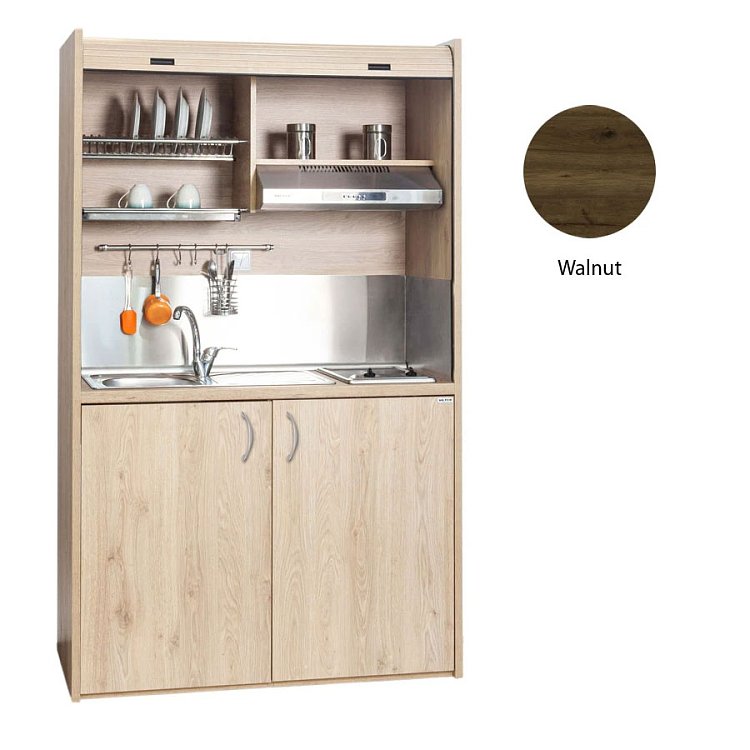 Πολυκουζινάκι Silver ΚΣ125 125x209x65 Walnut