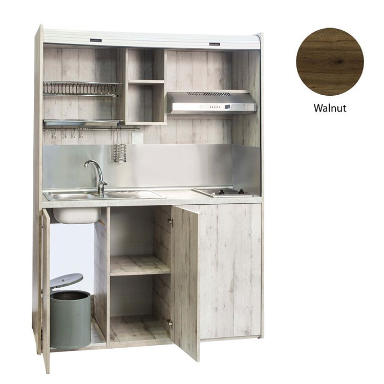 Πολυκουζινάκι Silver ΚΣ160 160x209x65 Walnut