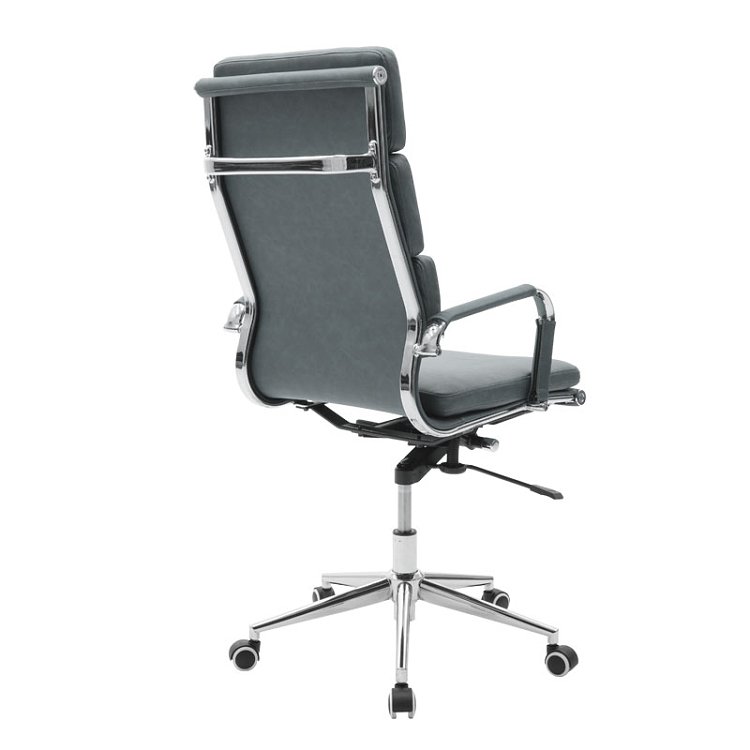 Καρέκλα γραφείου διευθυντή Tokyo pakoworld pu γκρι antique 033-000016