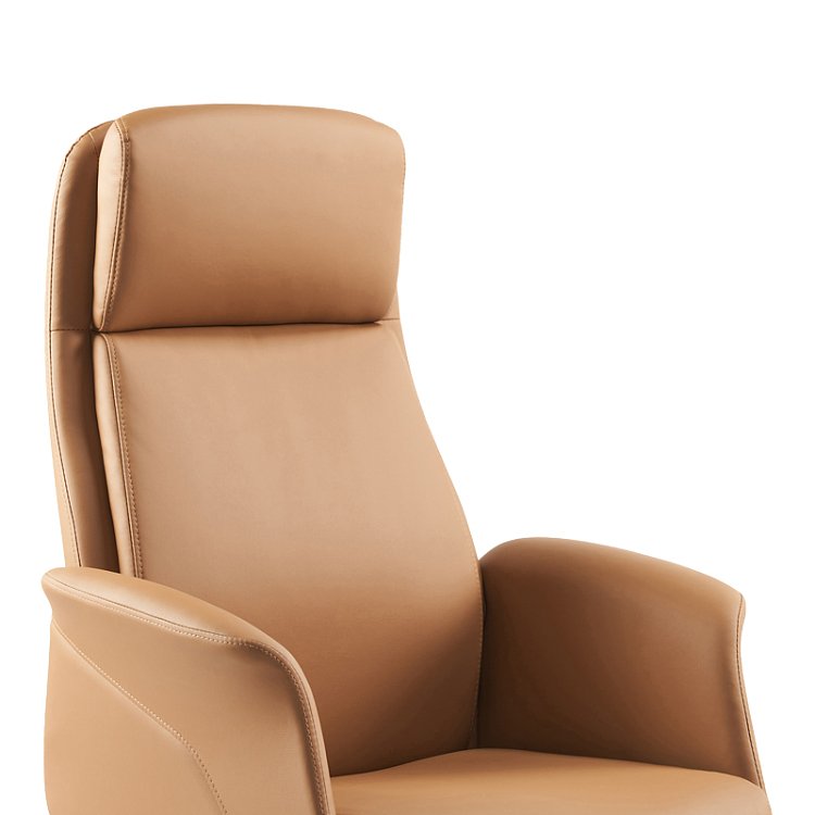Καρέκλα γραφείου διευθυντή Derjio pakoworld καφέ pu 68x66x115εκ 033-000020