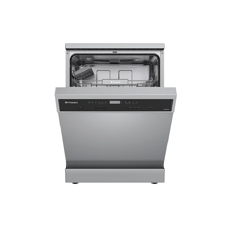 Pyramis PDWHE 60FS Πλυντήριο Πιάτων Inox 60cm