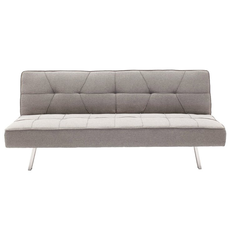 Καναπές-κρεβάτι Travis pakoworld 3θέσιος ύφασμα γκρι 175x83x74εκ 035-000061