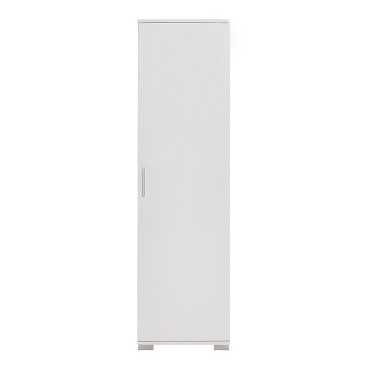 Ντουλάπι-στήλη Chad1 pakoworld λευκό gloss 45x32x169εκ 039-000154