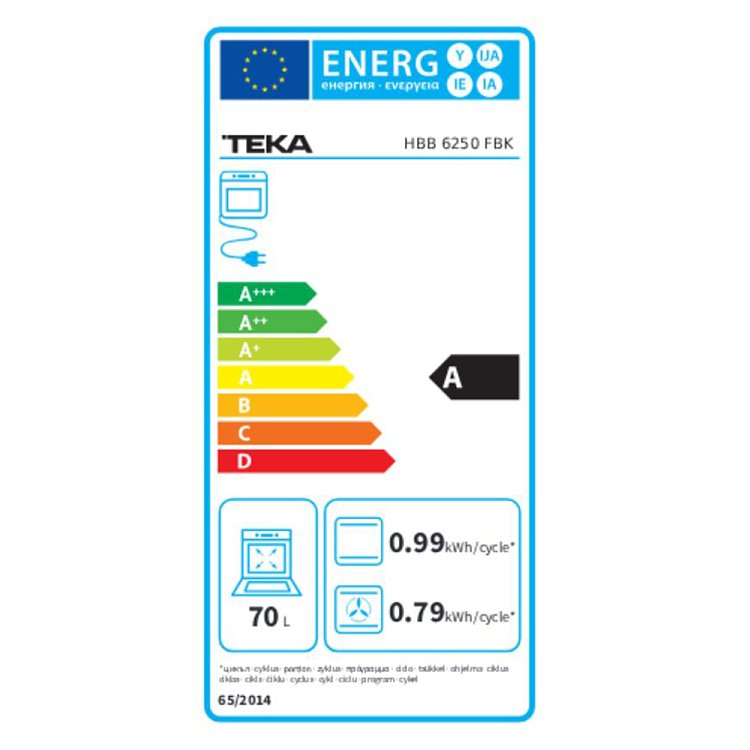 Σετ TEKA HBB 6250 FBK & TBC 64120 TCS BK Φούρνος & Εστία