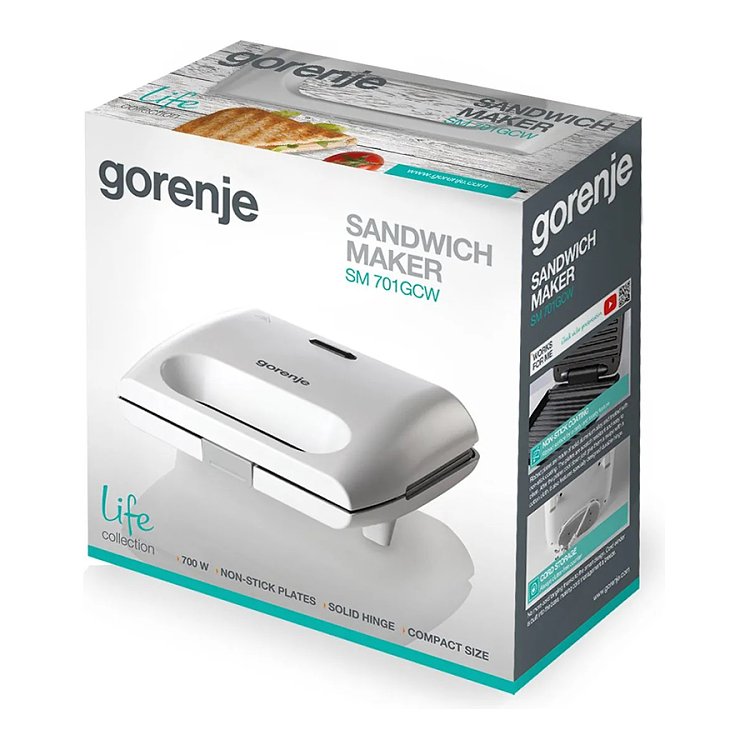 GORENJE SM701GCW Τοστιέρα 673842 040053801