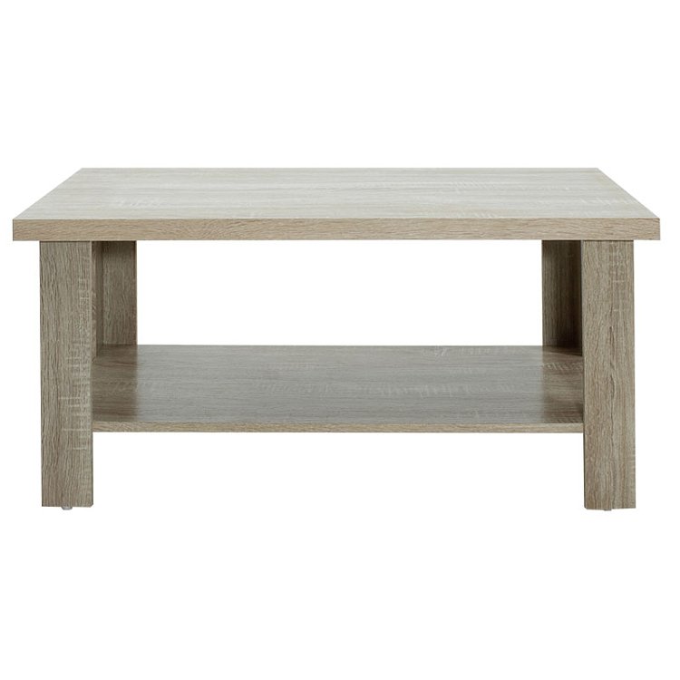 Τραπέζι σαλονιού RIANO pakoworld χρώμα sonoma 89,5x49,5x42,5εκ 049-000024