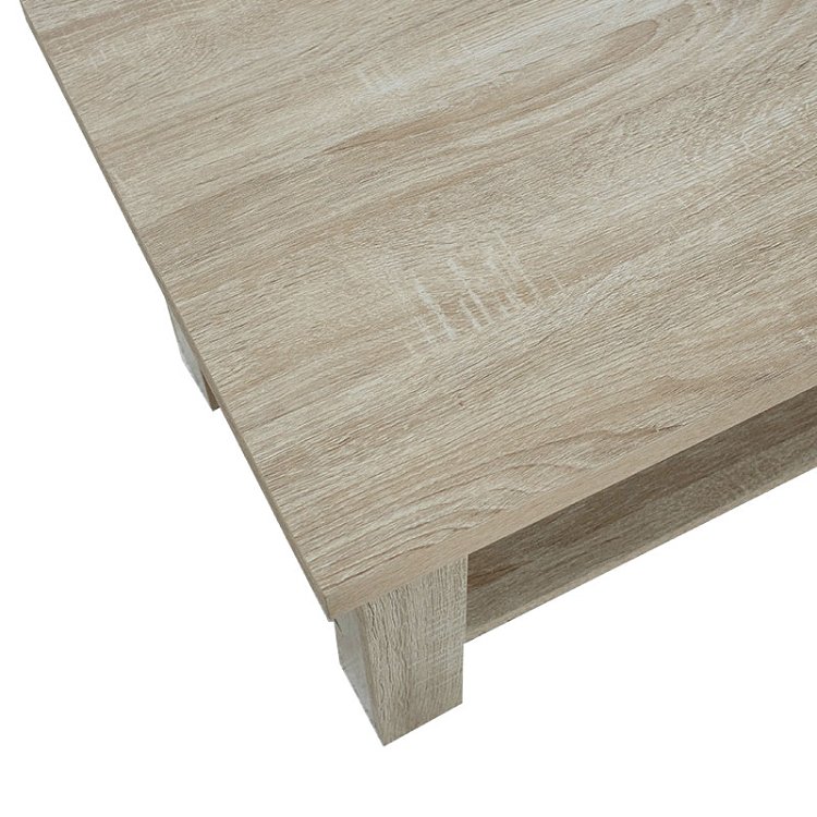 Τραπέζι σαλονιού RIANO pakoworld χρώμα sonoma 89,5x49,5x42,5εκ 049-000024