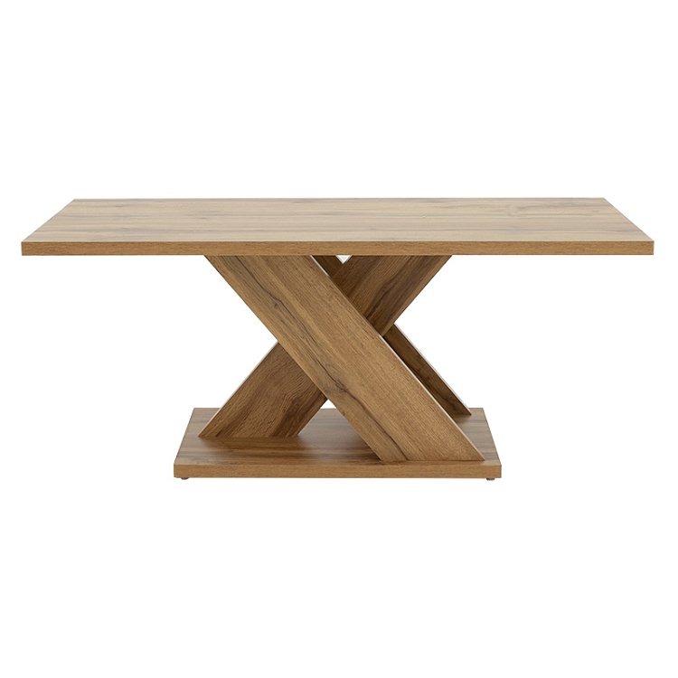Τραπέζι σαλονιού Solange pakoworld χρώμα sonoma 110x55x47.5εκ 049-000061