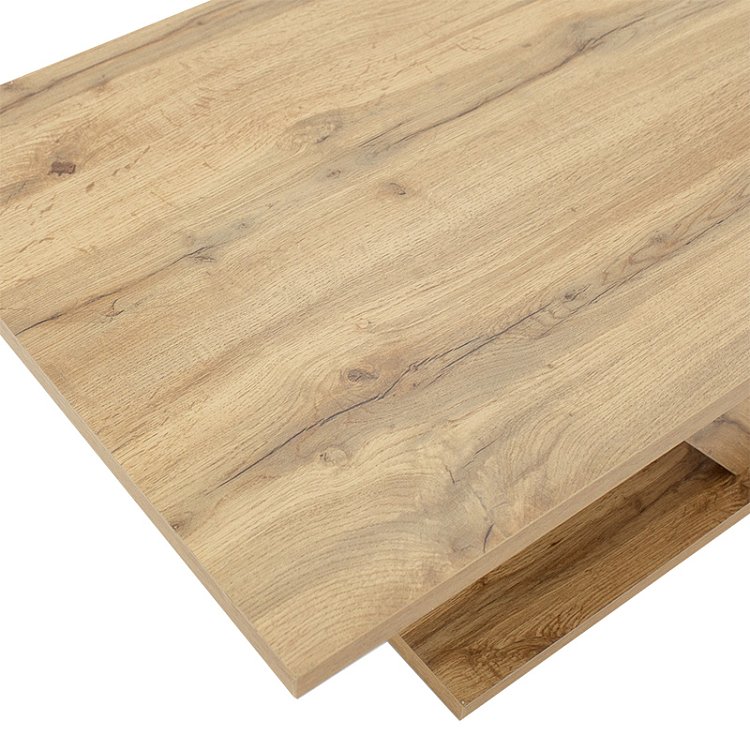 Τραπέζι σαλονιού Solange pakoworld χρώμα sonoma 110x55x47.5εκ 049-000061
