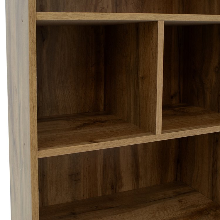 Βιβλιοθήκη Lucinda pakoworld oak 120x29.8x180.5εκ 049-000067