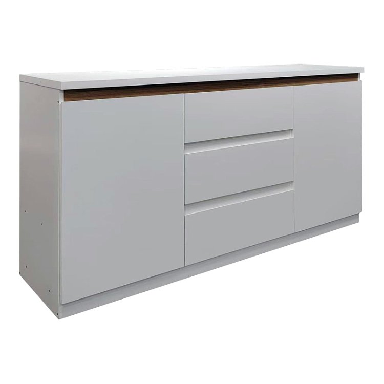 Μπουφές Chiemo pakoworld λευκό 160x40x93.6εκ 049-000115
