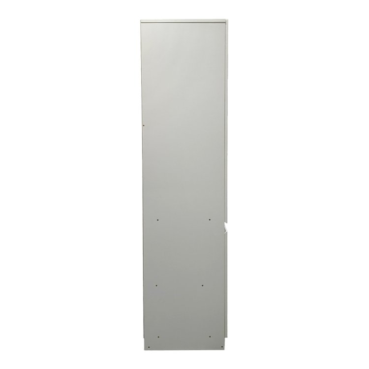Ντουλάπα τρίφυλλη Merzia pakoworld  sonoma-λευκό 120x46.5x183εκ 049-000125