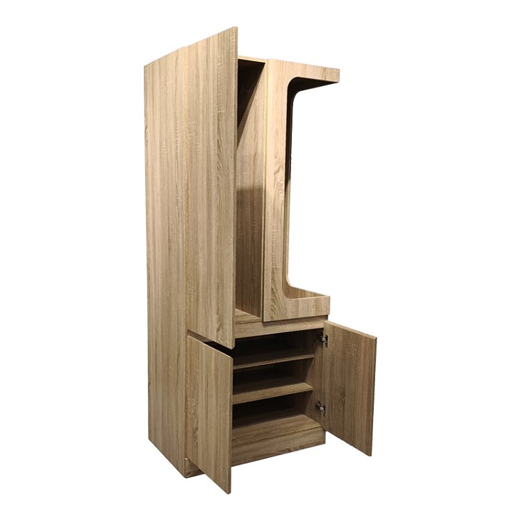 Έπιπλο εισόδου Feby pakoworld  sonoma 80x50.5x190εκ 049-000126