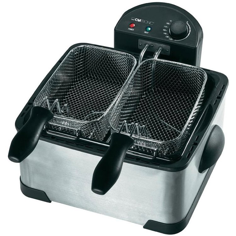 CLATRONIC CL FR 3195 Διπλή Φριτέζα 4L 2000W 058-0291