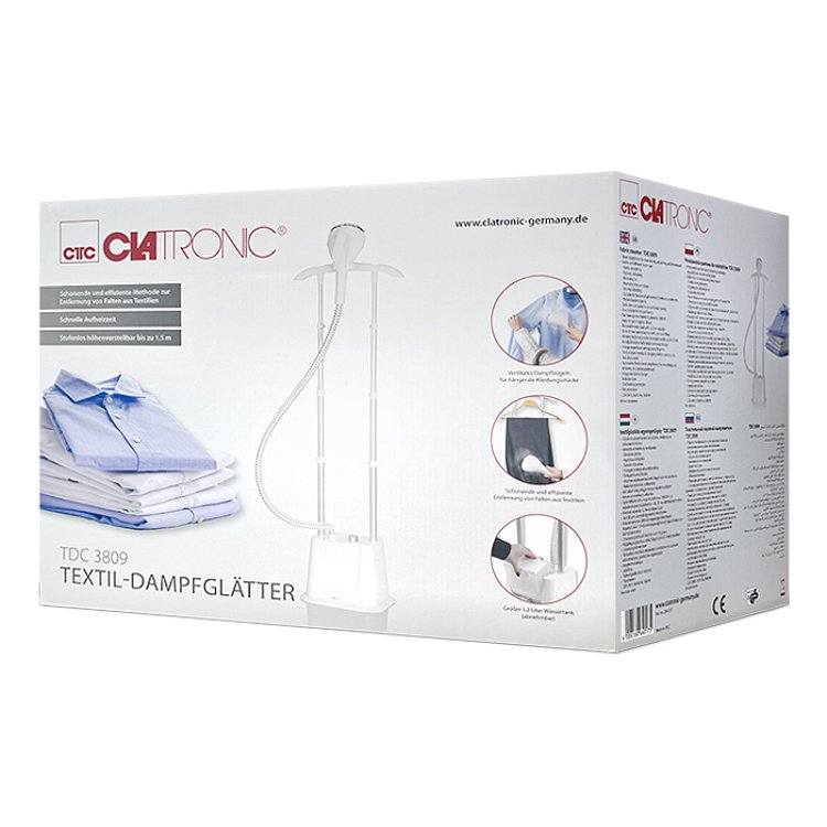 CLATRONIC TDC 3809 Ατμοσύστημα Κάθετου Σιδερώματος 1600W 058-0362