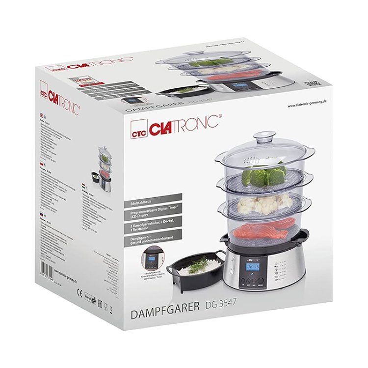 CLATRONIC DG 3547 Ψηφιακός Ατμομάγειρας 800W 058-0364