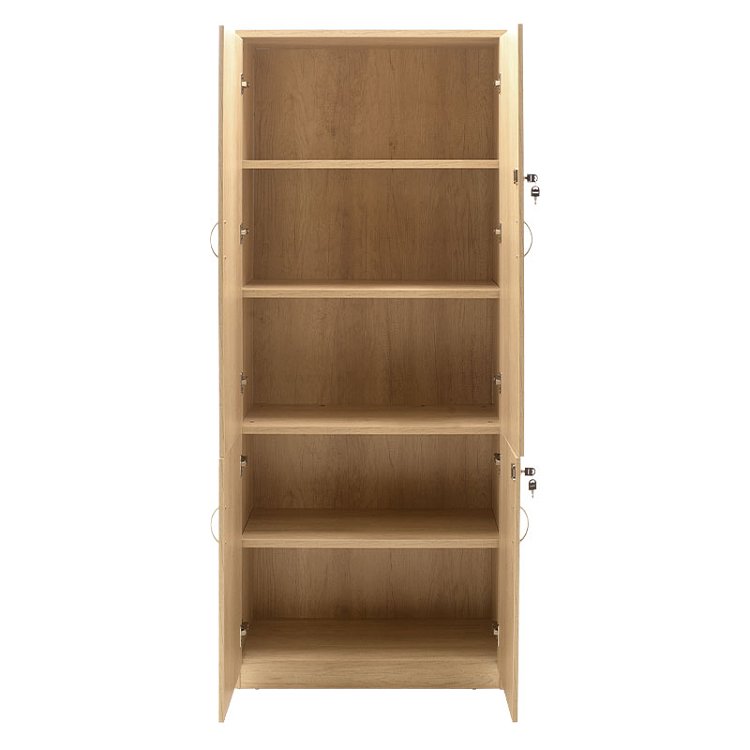 Ντουλάπα γραφείου επαγγελματική Amazon pakoworld χρώμα sonoma 80x40x200εκ 069-000043