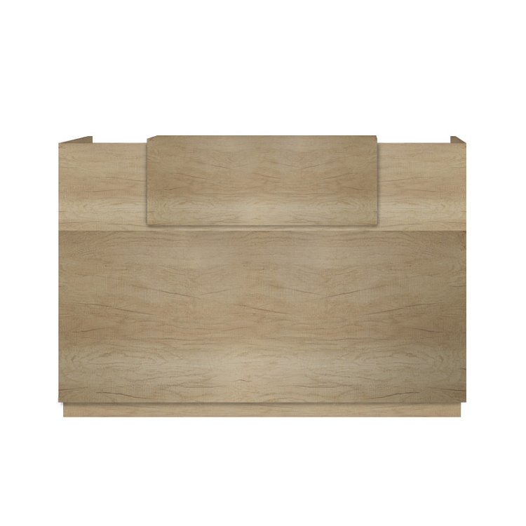 Γραφείο reception Lotus pakoworld σε χρώμα φυσικό 140x70x110εκ 069-000099