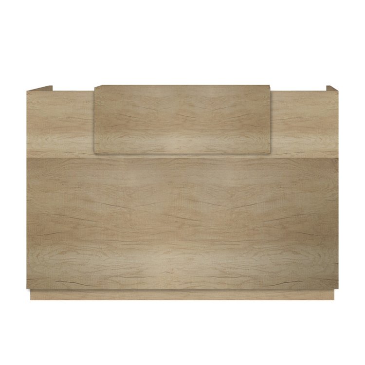 Γραφείο reception Lotus pakoworld σε χρώμα φυσικό 180x70x110εκ 069-000100