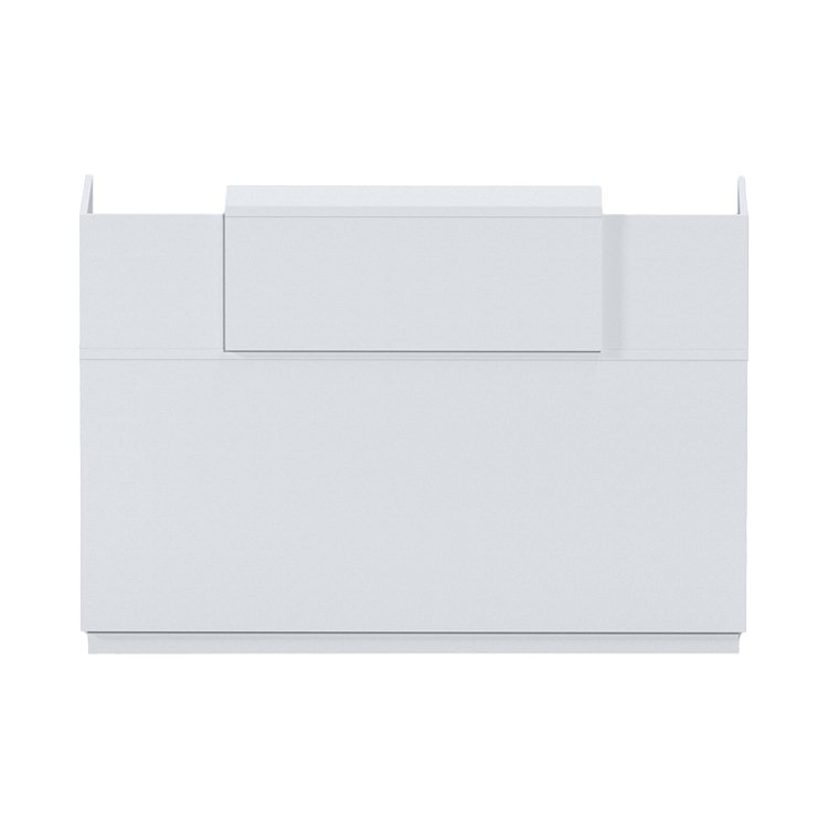Γραφείο reception Lotus pakoworld σε λευκή απόχρωση 140x70x110εκ 069-000102