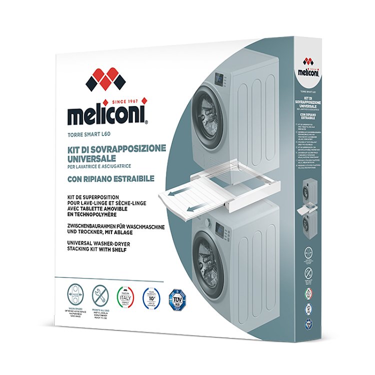 Βάση Σύνδεσης Meliconi Base Torre Smart 070-0595 Λευκή