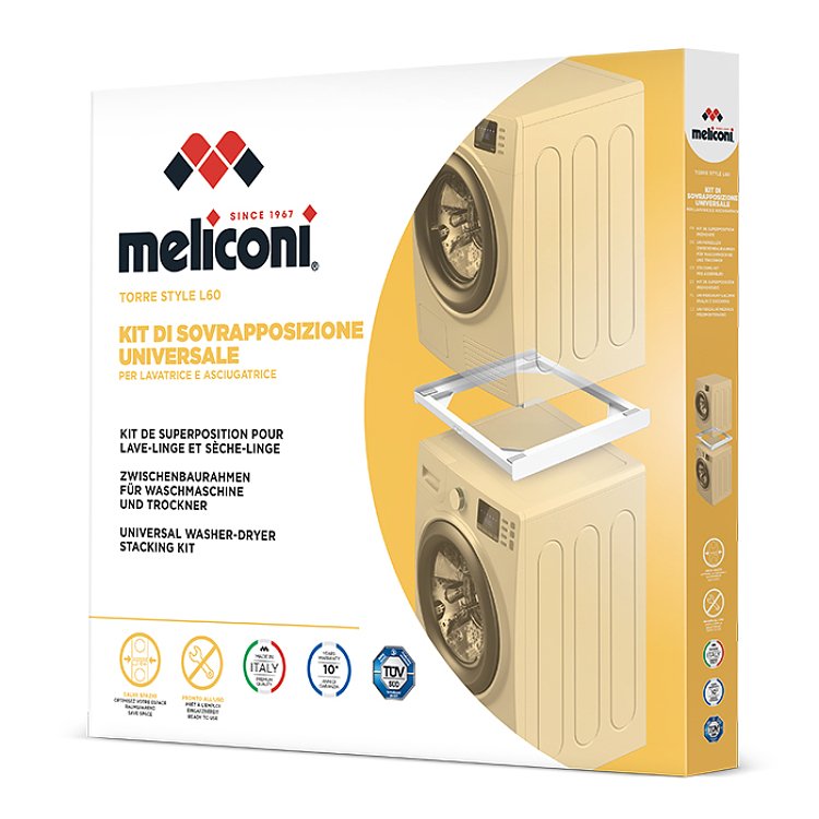 Βάση Σύνδεσης Meliconi Base Torre Style 070-0596 Λευκή