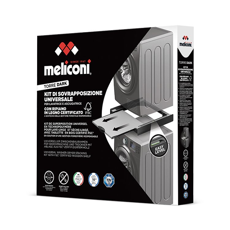 Βάση Σύνδεσης Meliconi Base Torre Dark 070-0634 Μαύρη