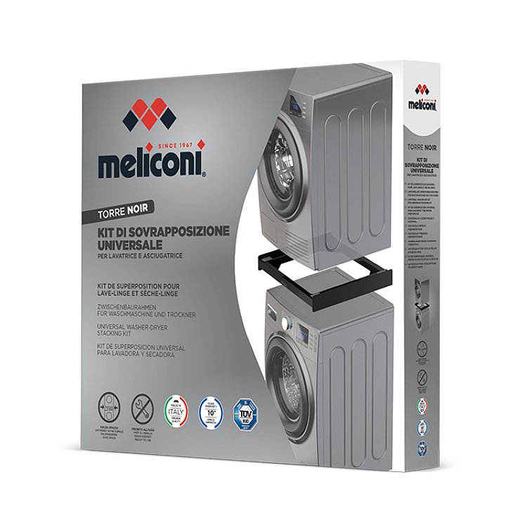 Βάση Σύνδεσης Meliconi Torre Noir 070-0643 Μαύρη