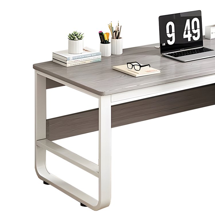 Γραφείο Salto pakoworld με συρταριέρα-MDF γκρι-λευκό 120x48x74εκ 072-000077