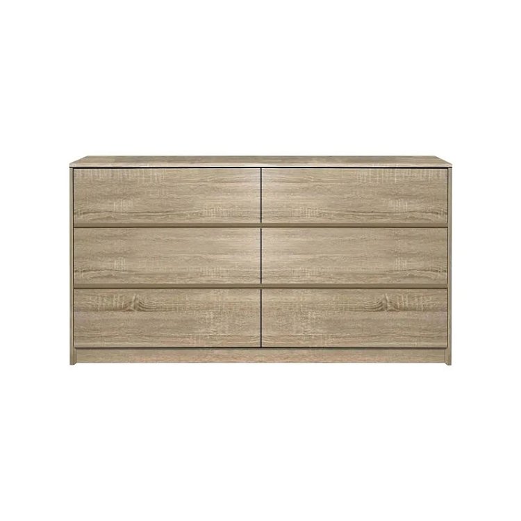 Συρταριέρα Kuanger pakoworld mdf σε φυσική απόχρωση 120x40x70εκ 072-000111