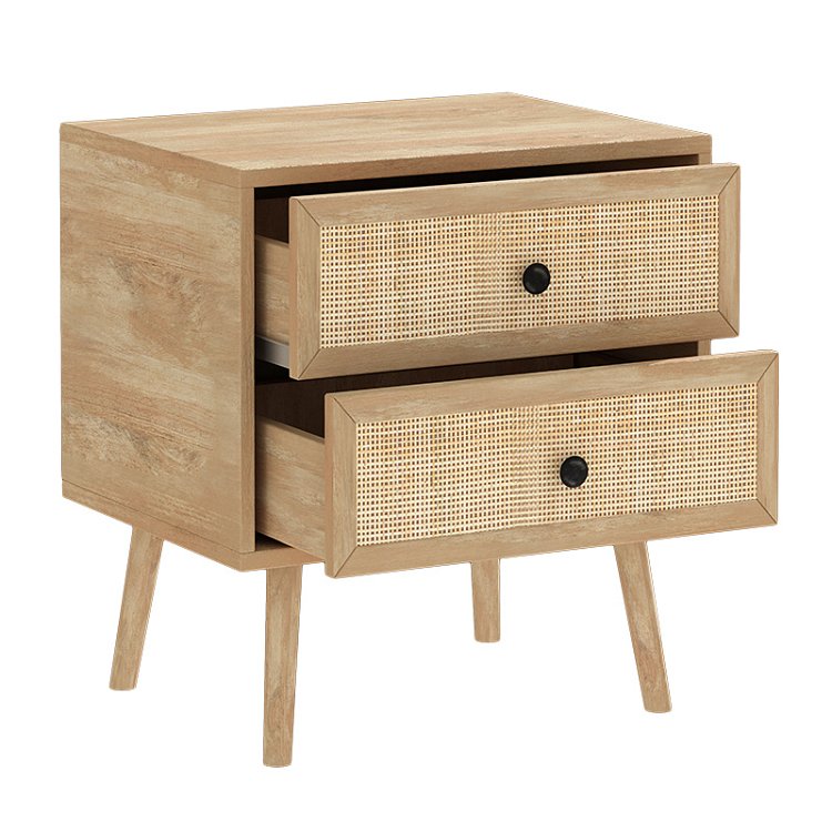 Κομοδίνο Oslo pakoworld sonoma 50x39x55εκ 086-000002