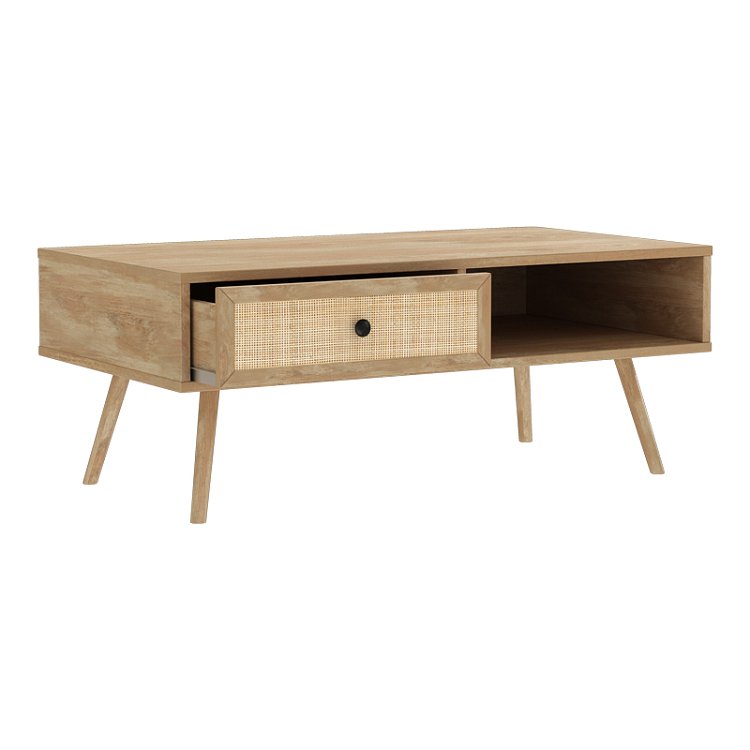 Τραπέζι σαλονιού Oslo pakoworld sonoma 110x59x41,5εκ 086-000005