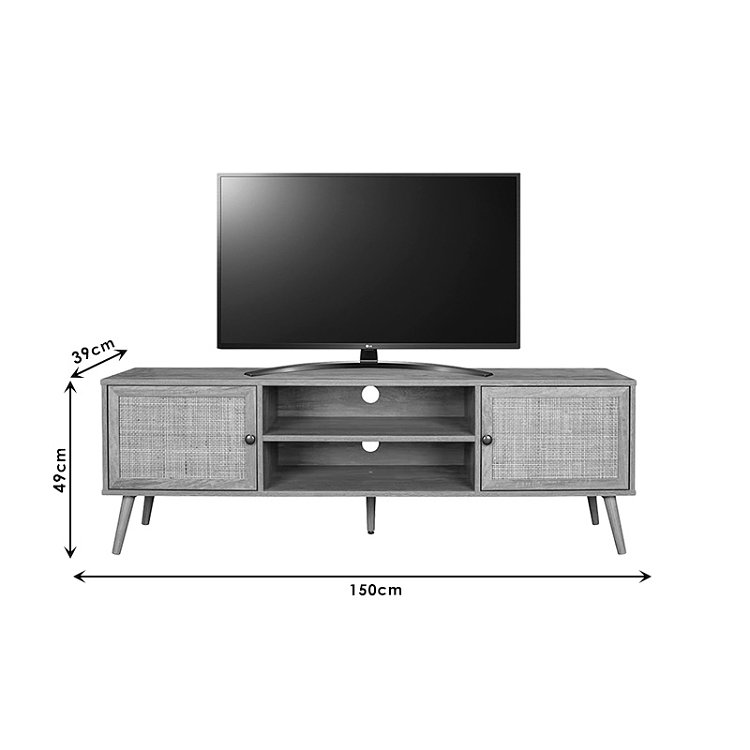 Έπιπλο τηλεόρασης Oslo pakoworld sonoma 150x39x49εκ 086-000012