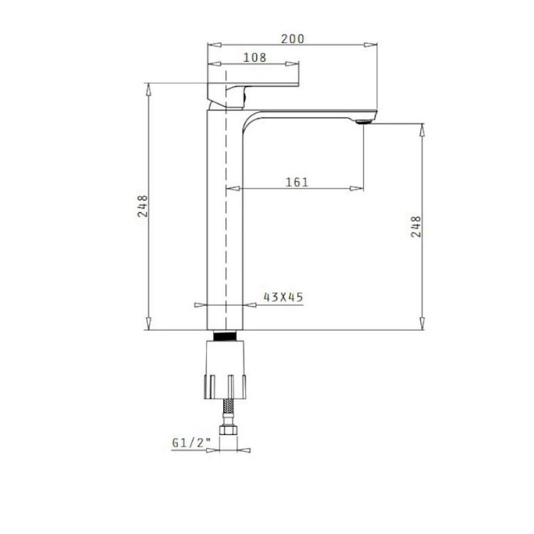 Μπαταρία Νιπτήρα Arona Xl Χρωμέ 090939001