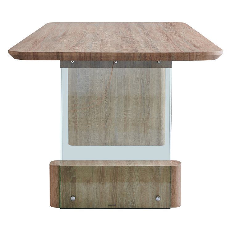 Tραπέζι Faghan pakoworld καφέ mdf 180x90x76εκ 093-000034
