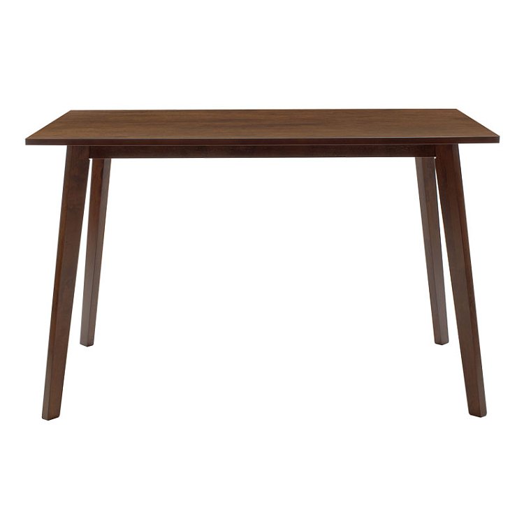 Τραπέζι Benson pakoworld MDF σε καρυδί απόχρωση 120x75x75εκ 097-000003