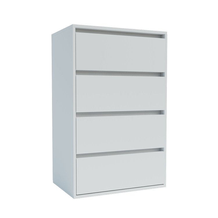 Συρταριέρα Idea Λευκό 80x42x100cm GR-IDEACHEST80100
