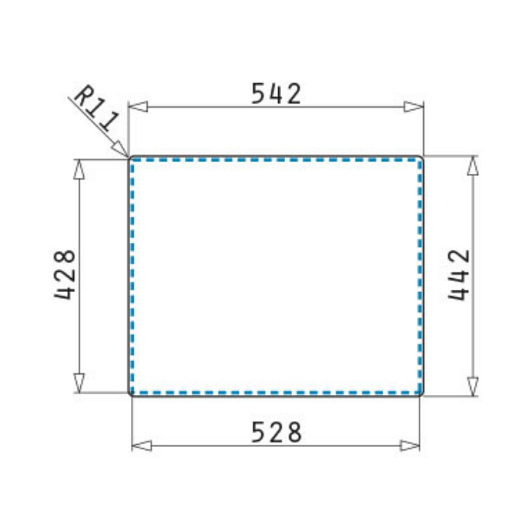 Νεροχύτης Astris Colora (50x40) 1B Gun Metal 101055801