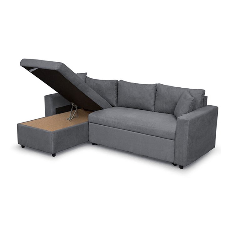 Γωνιακός Καναπές-Κρεβάτι Ellie 1043 IN Ash 400-27-015