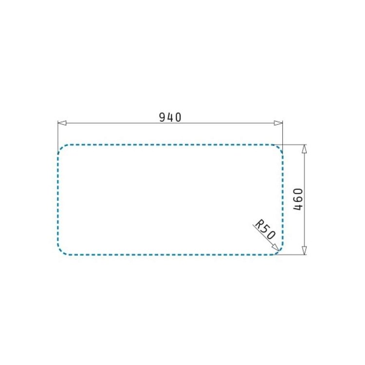 Νεροχύτης Space Plus (96x48) 1B 1D 108716701
