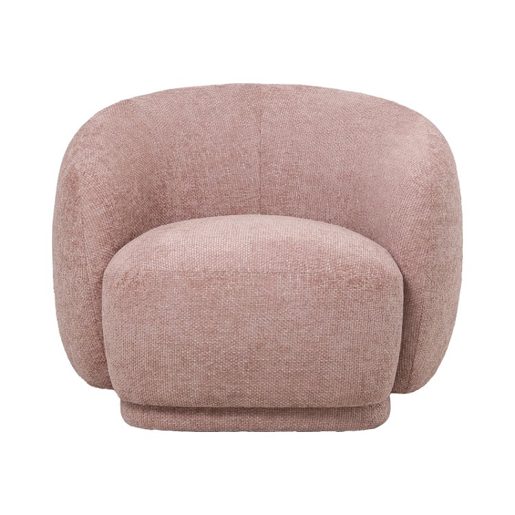 Πολυθρόνα Freya pakoworld ύφασμα σε απόχρωση σάπιο μήλο 93x87x76εκ 110-000069