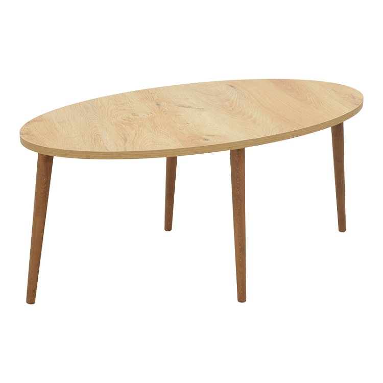 Τραπέζι σαλονιού Barton pakoworld sonoma-καφέ 90x45x40εκ 120-000135