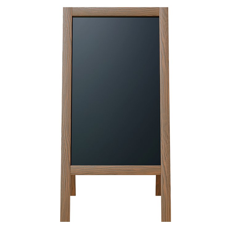 Stand μενού Felex pakoworld καρυδί-μαύρο 50x25x100εκ 120-000162