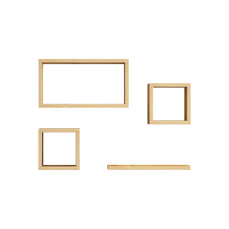 Ραφιέρα Babine pakoworld μελαμίνη σε oak απόχρωση 84x15x44εκ 120-000450