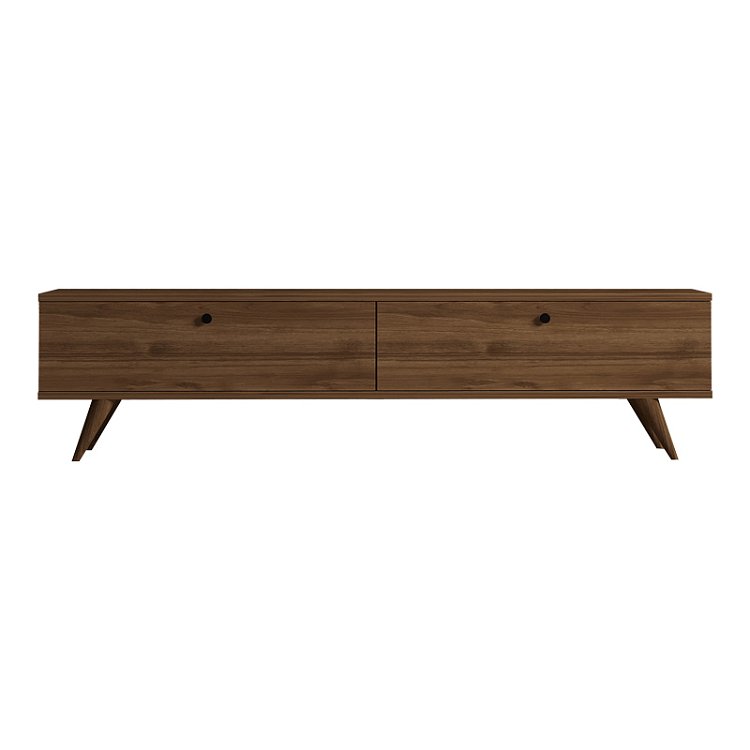 Έπιπλο τηλεόρασης Jate pakoworld σε καρυδί απόχρωση 160x25x40εκ 120-000549