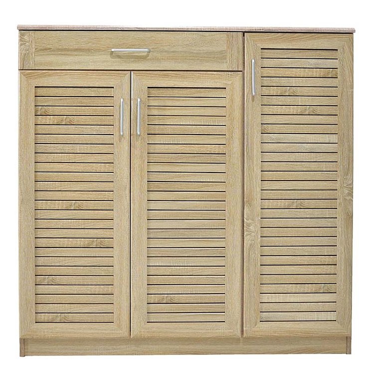 Παπουτσοθήκη-ντουλάπι SANTE pakoworld 30 ζεύγων χρώμα sonoma 120x37x123εκ 123-000003