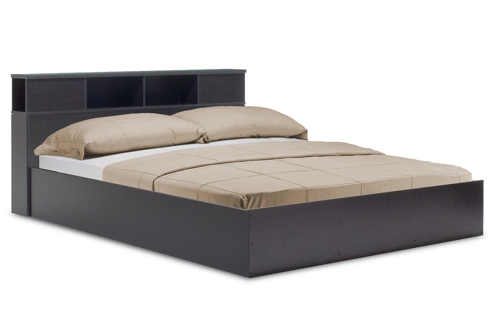 Κρεβάτι OLYMPUS pakoworld χρώμα wenge 160x200εκ 123-000036