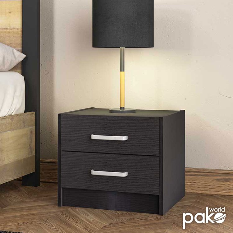 Κομοδίνο OLYMPUS pakoworld χρώμα wenge 47,5x40,5x40,5εκ. 123-000051