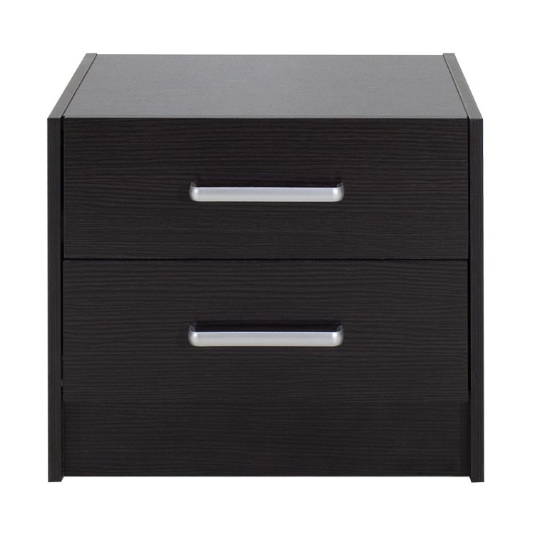 Κομοδίνο OLYMPUS pakoworld χρώμα wenge 47,5x40,5x40,5εκ. 123-000051