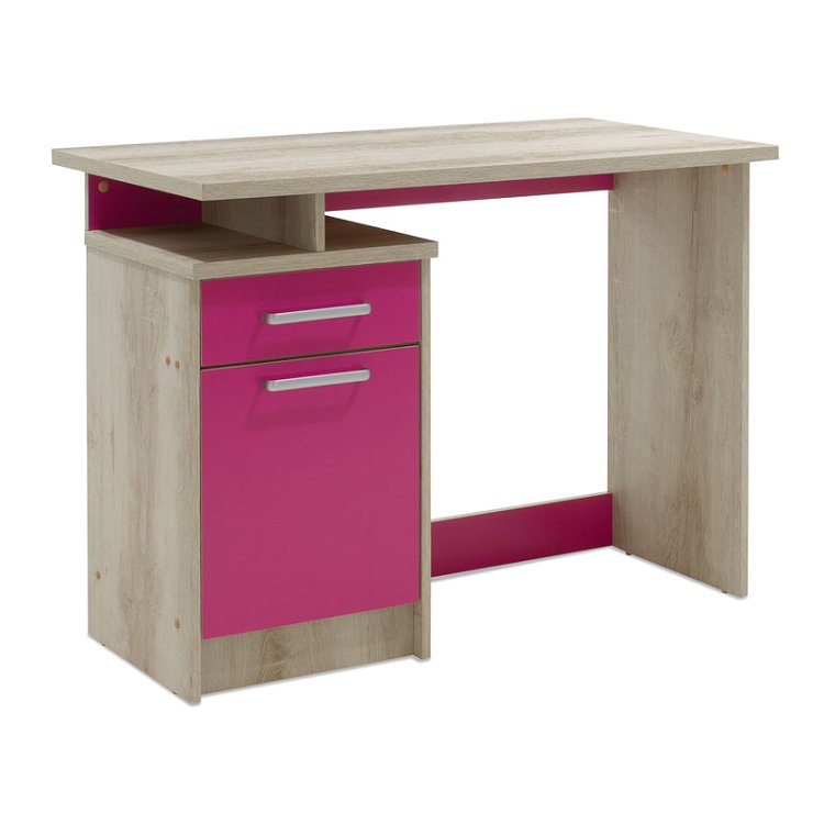 Γραφείο εργασίας Looney pakoworld χρώμα castillo-ροζ 100x55x75εκ 123-000081